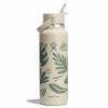 40 oz Wide Mouth with Flex Straw Cap - Botanical Bliss Coconut